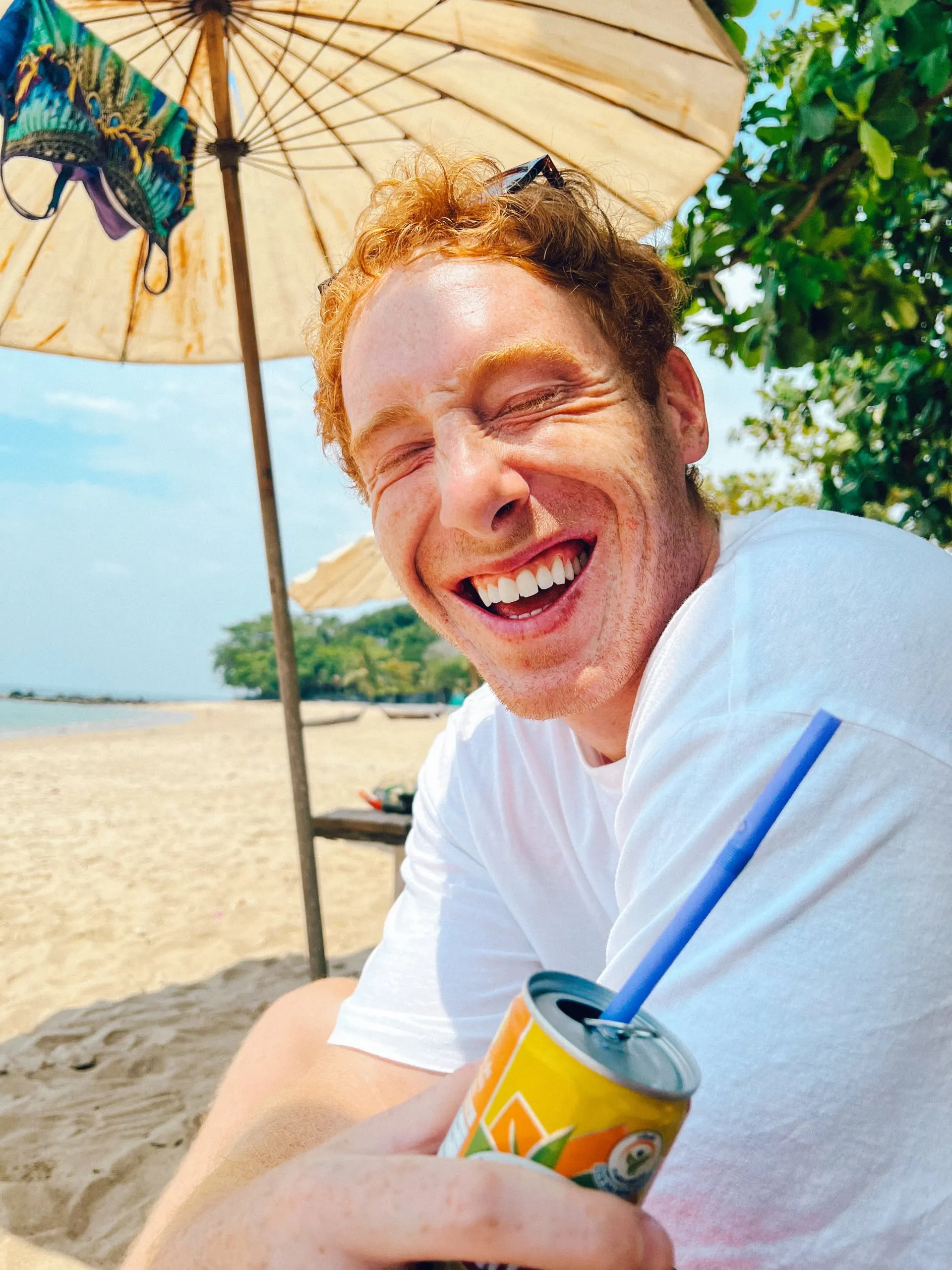 Boy on Relax Beach