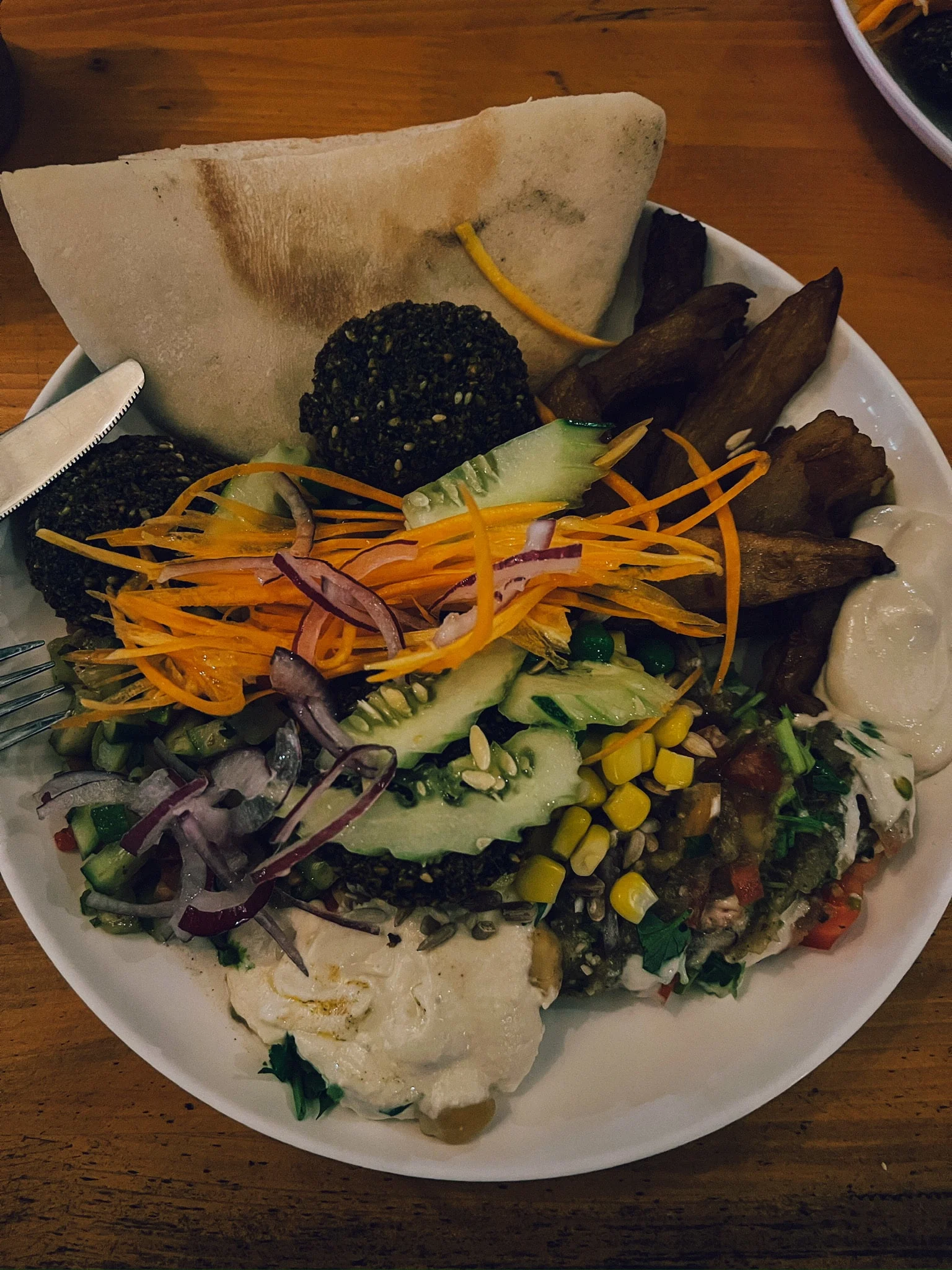 dinner at wonderland healing centre